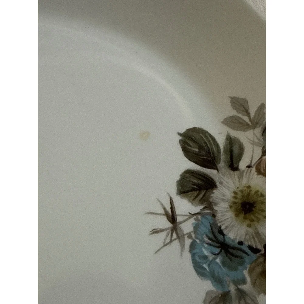 Pontesa Chinamoda Vintage Ironstone Oval Floral Serving Platter Made in Spain